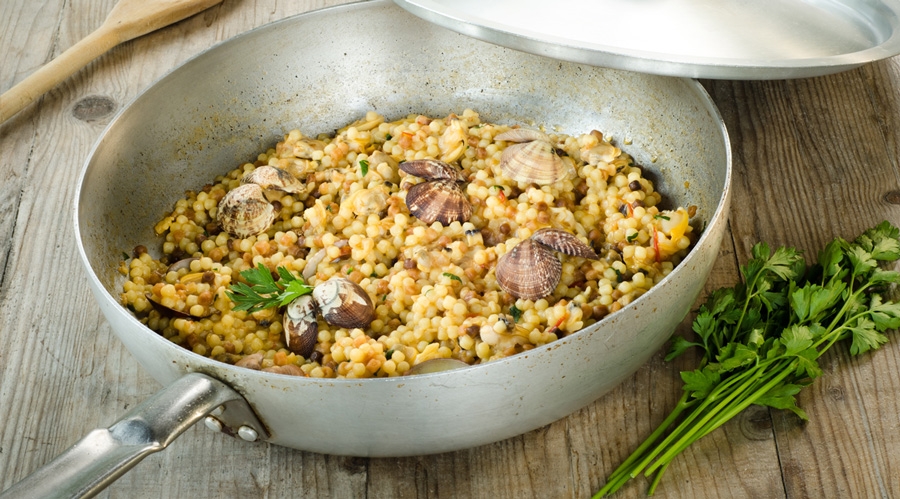 Fregola con Arselle